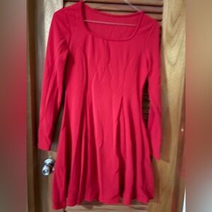 Elegant Red Women's Dress